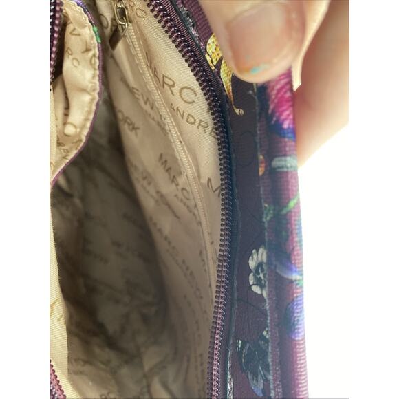 Andrew Marc New York Women’s Purple Floral Purse Handbag NWT - Picture 10 of 13